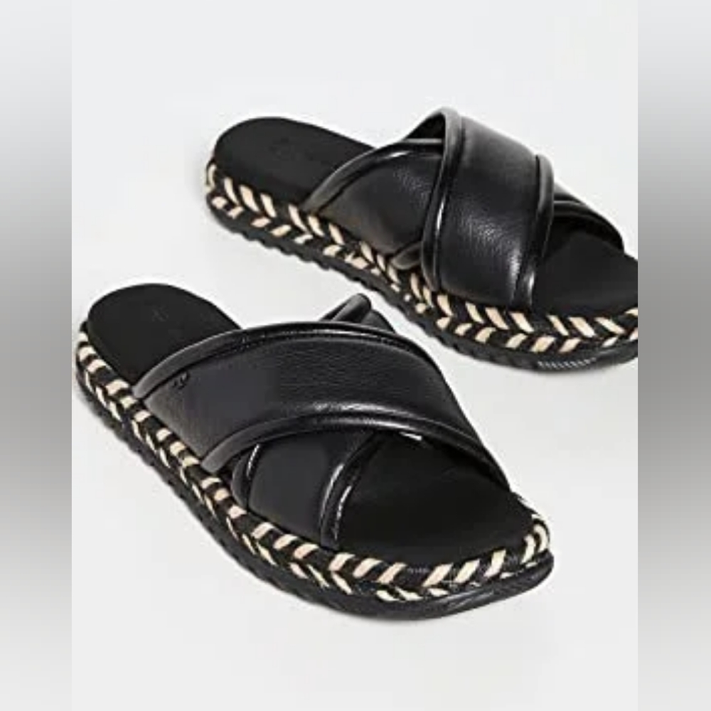 Tory Burch Crisscross Espadrille Slide, brand new sandals